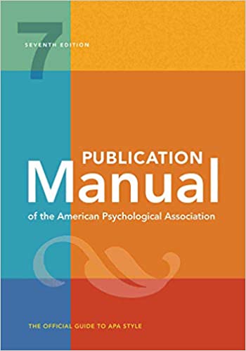 APA 7 guide book cover